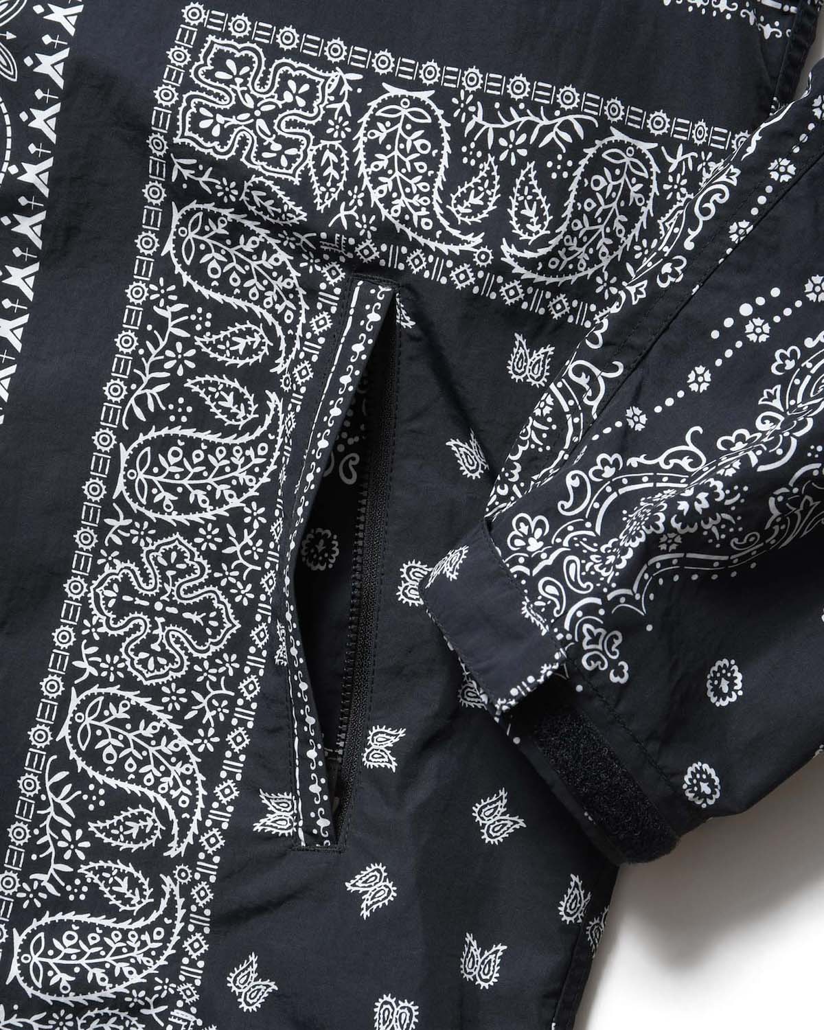 F.C.Real Bristol / BANDANA NYLON HOODED BLOUSON (Black)